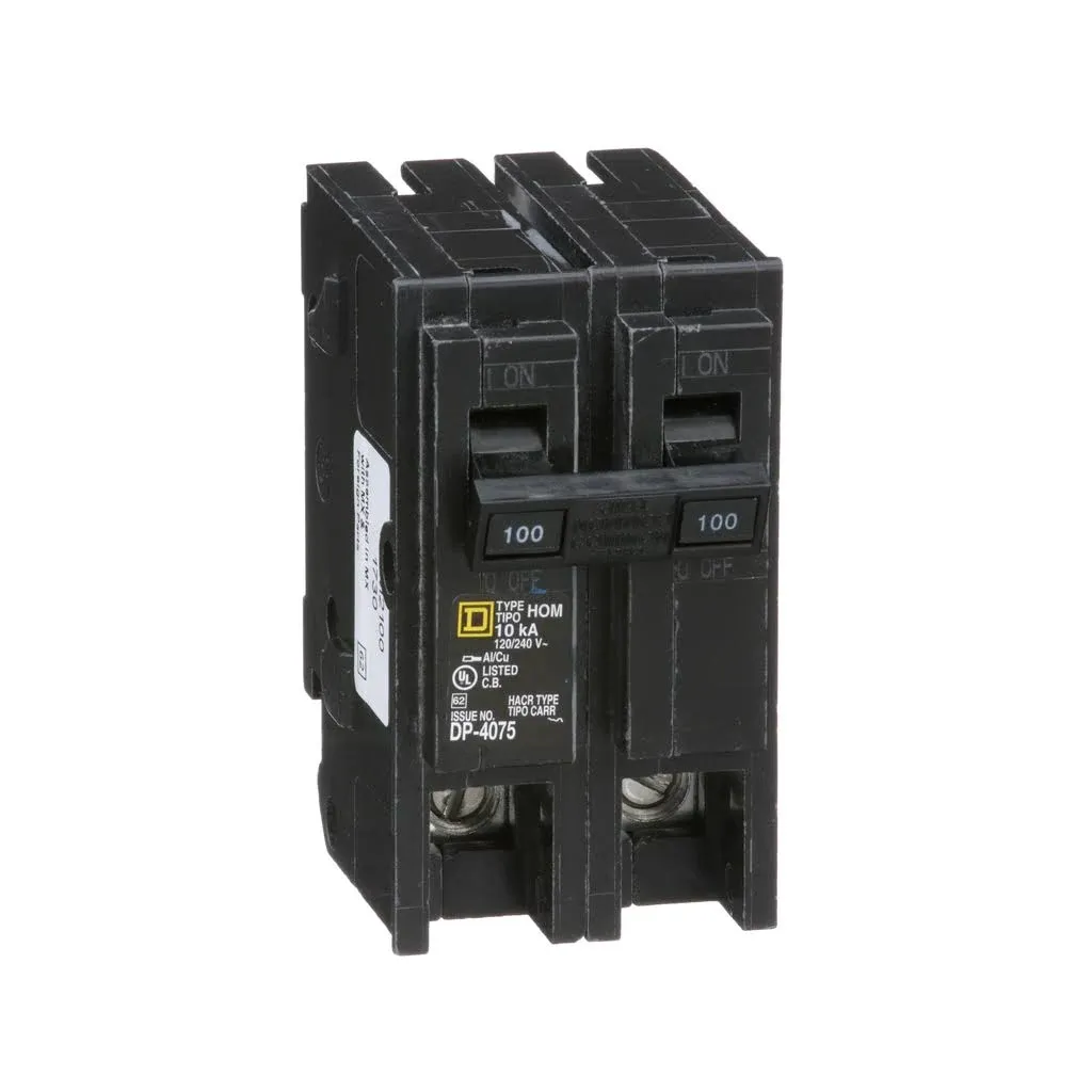 HOM2100CP Homeline 100-Amp Two-Pole Circuit Breaker