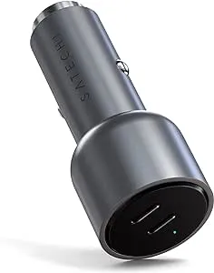 Satechi 40W Dual USB-C PD Car Charger (Space Grey)