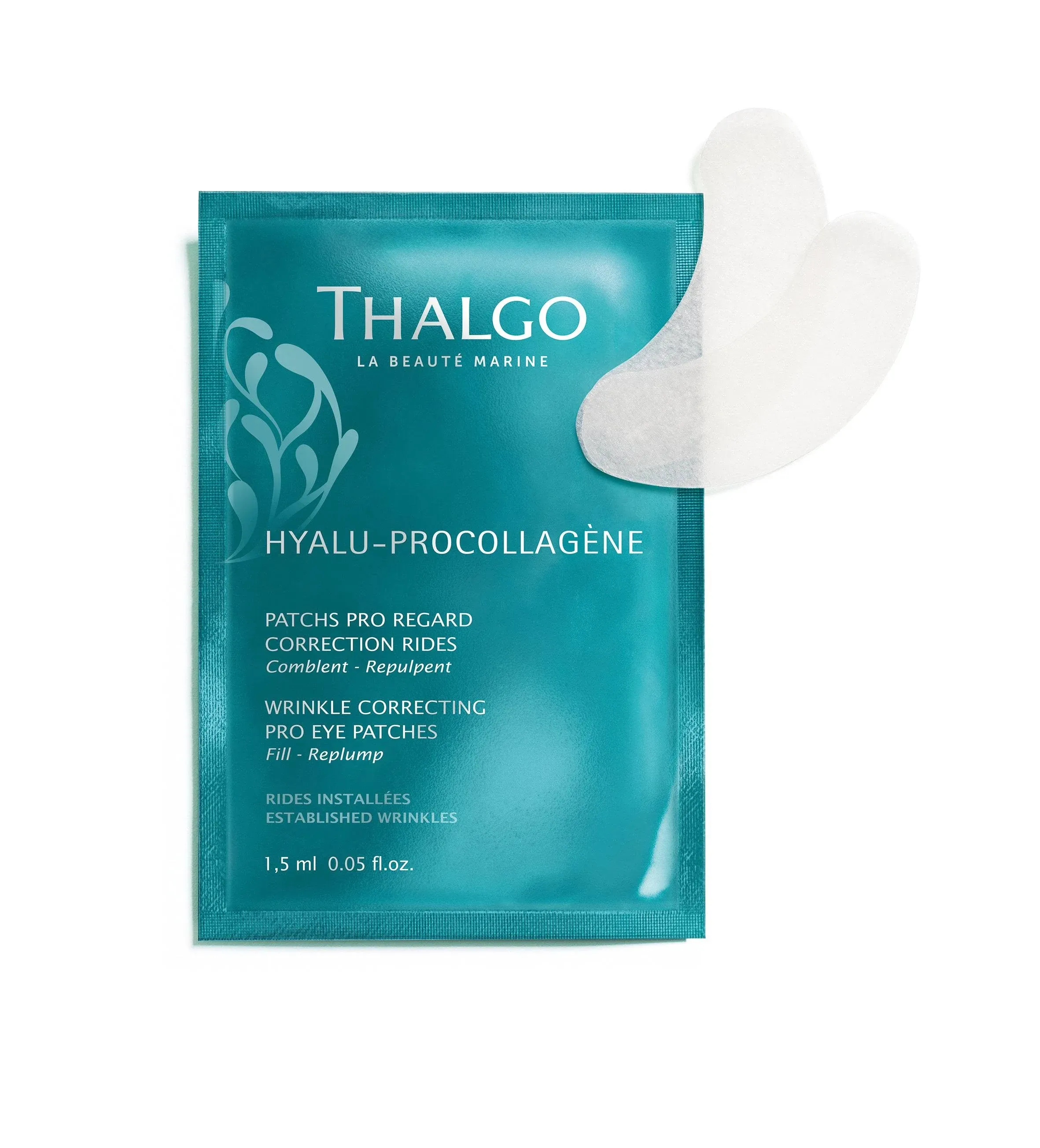 Thalgo Hyalu-Procolla<wbr/>gene Wrinkle Correcting Pro Eye Patches 12ml 0.4oz 8 X 2 Pa