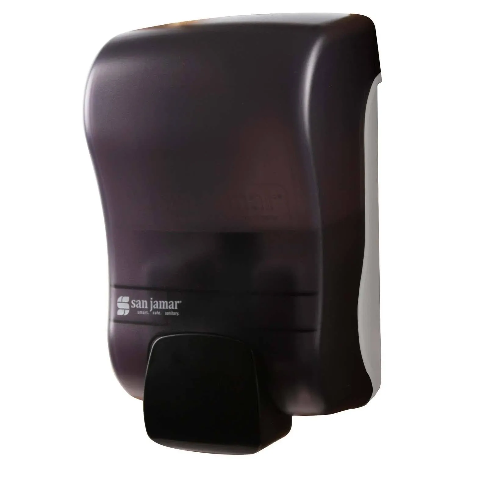 San Jamar S900TBK Rely Black Pearl Manual Soap / Sanitizer Dispenser