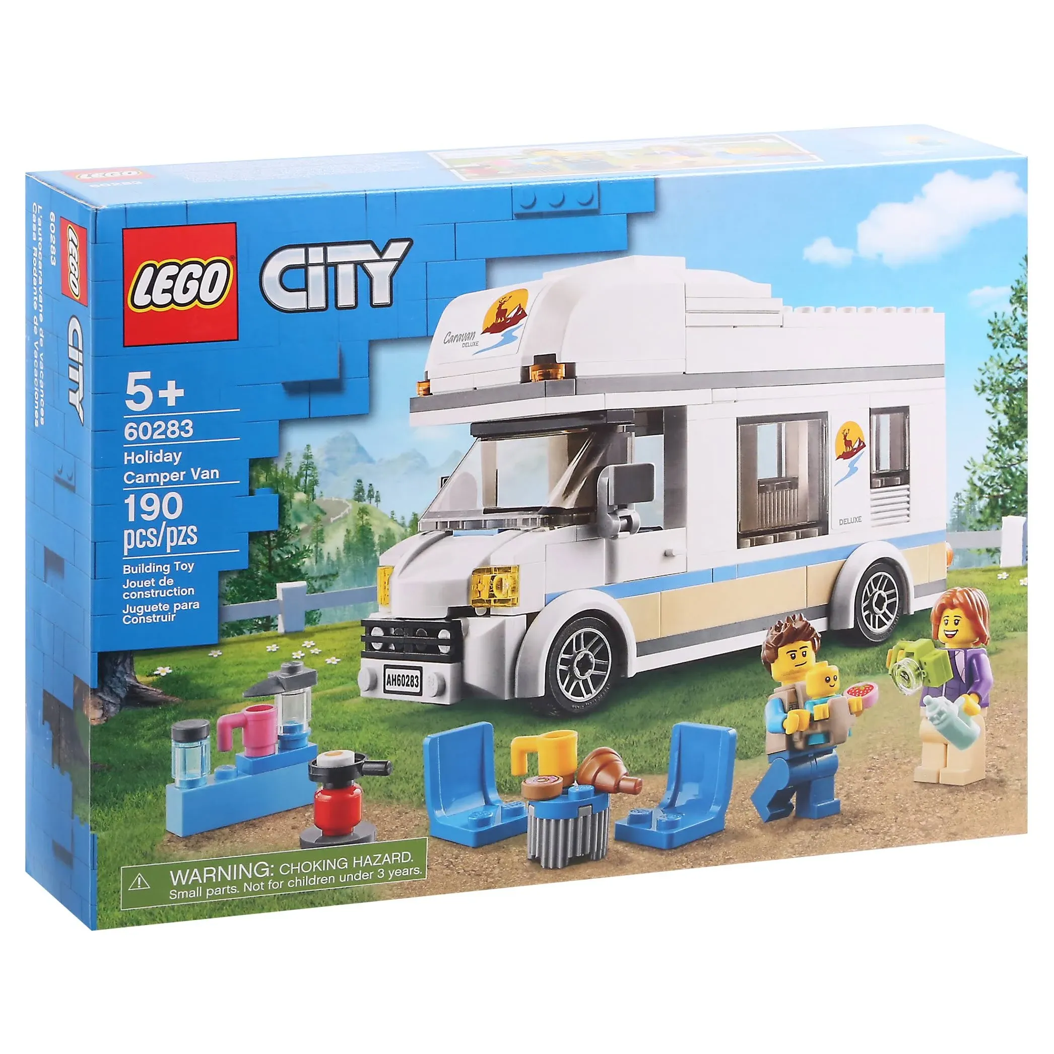 Lego, City  Holiday Camper Van  NEW! 60283, Age 5 up 190pcs  Building Toy