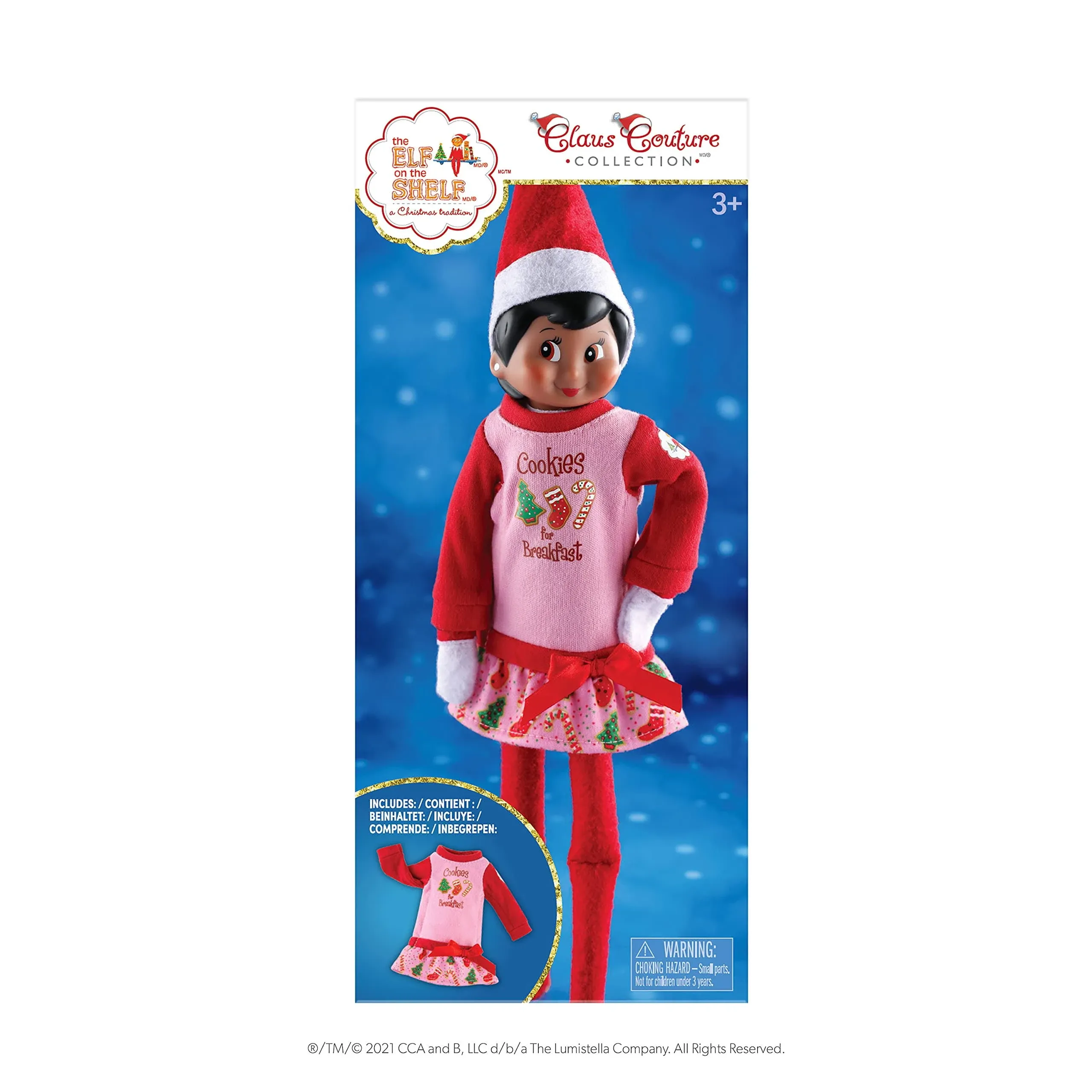 The Elf on The Shelf Claus Couture Collection Yummy Cookie Nightgown