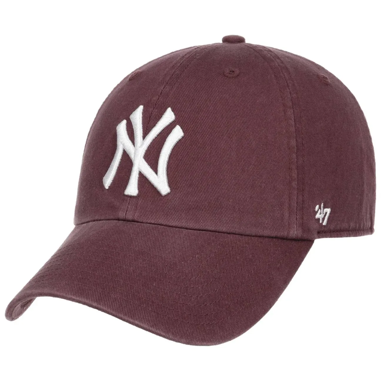 '47 Brand MLB New York Yankees Clean Up Cap - Maroon