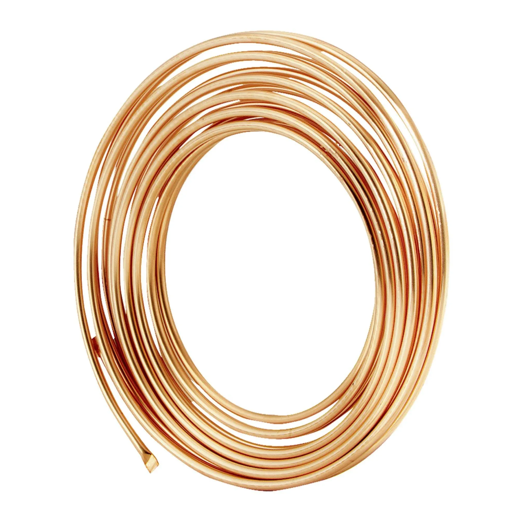 Mueller Industries 50 ft. Soft Coil Copper Tubing, 3/8" Outside Dia, 0.250" Inside Dia.