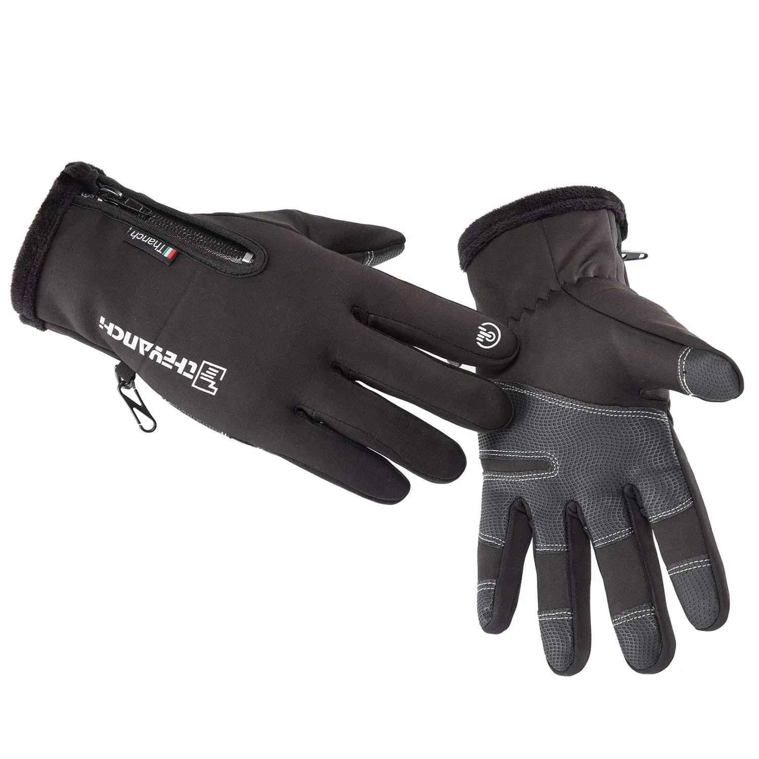 GORELOX Winter Warm Gloves,Touchsc<wbr/>reen Cold Weather Driving Large, black 