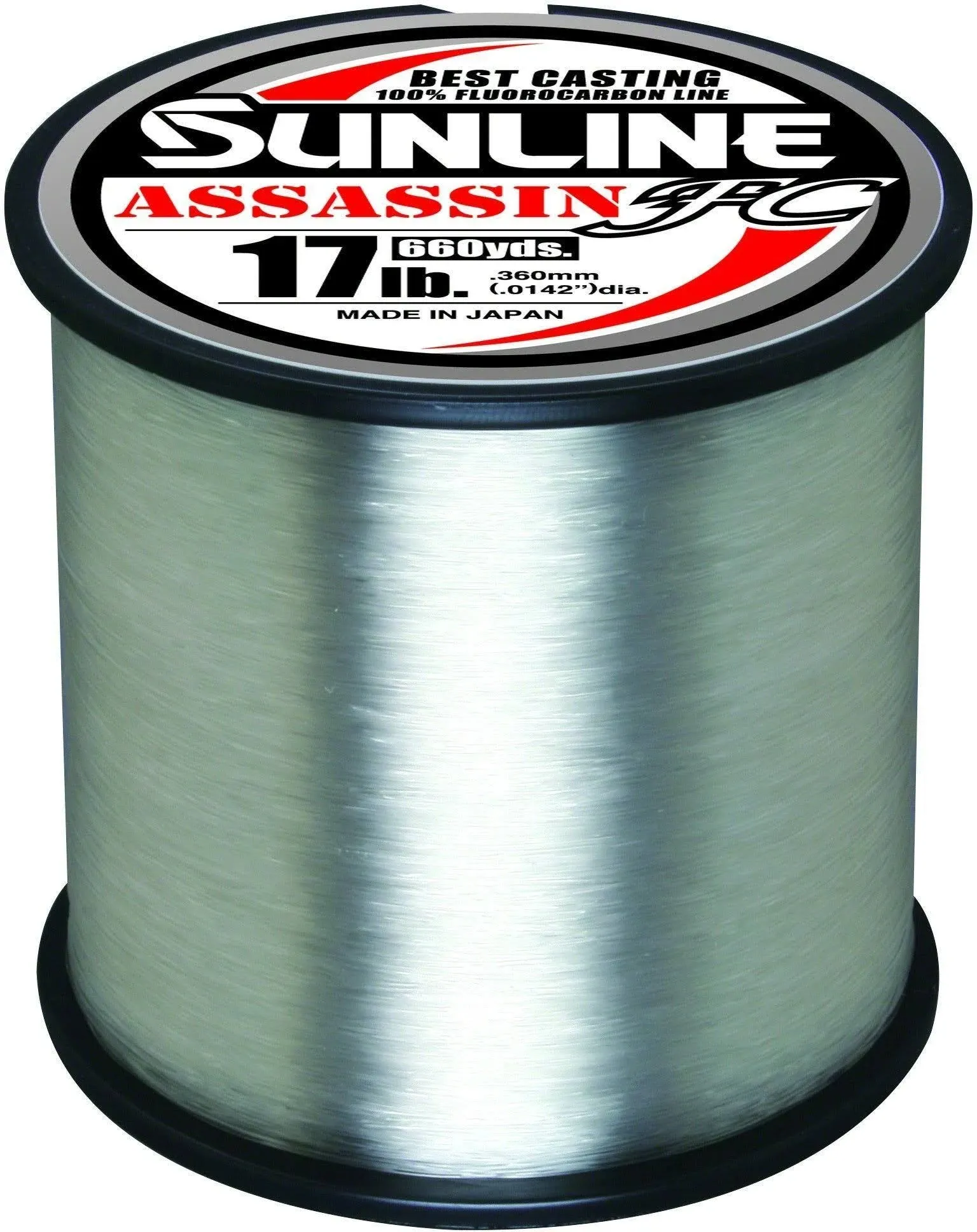 Sunline Assassin FC Fluorocarbon Line 17 lb Clear - 660yd