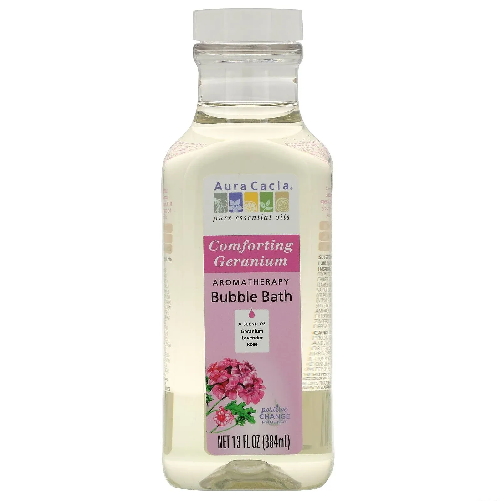 Aura Cacia Bubble Bath Geranium Comfortin