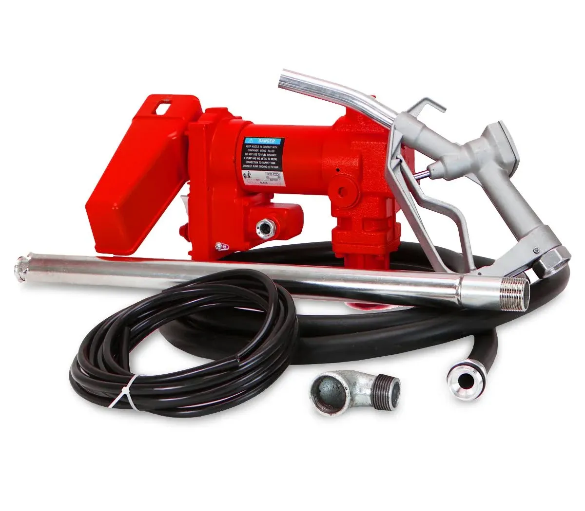 Xtremepowerus 12V 1/4 HP 20GPM DIESEL Gasoline Kerosene Fuel Transfer Pump Kit ...