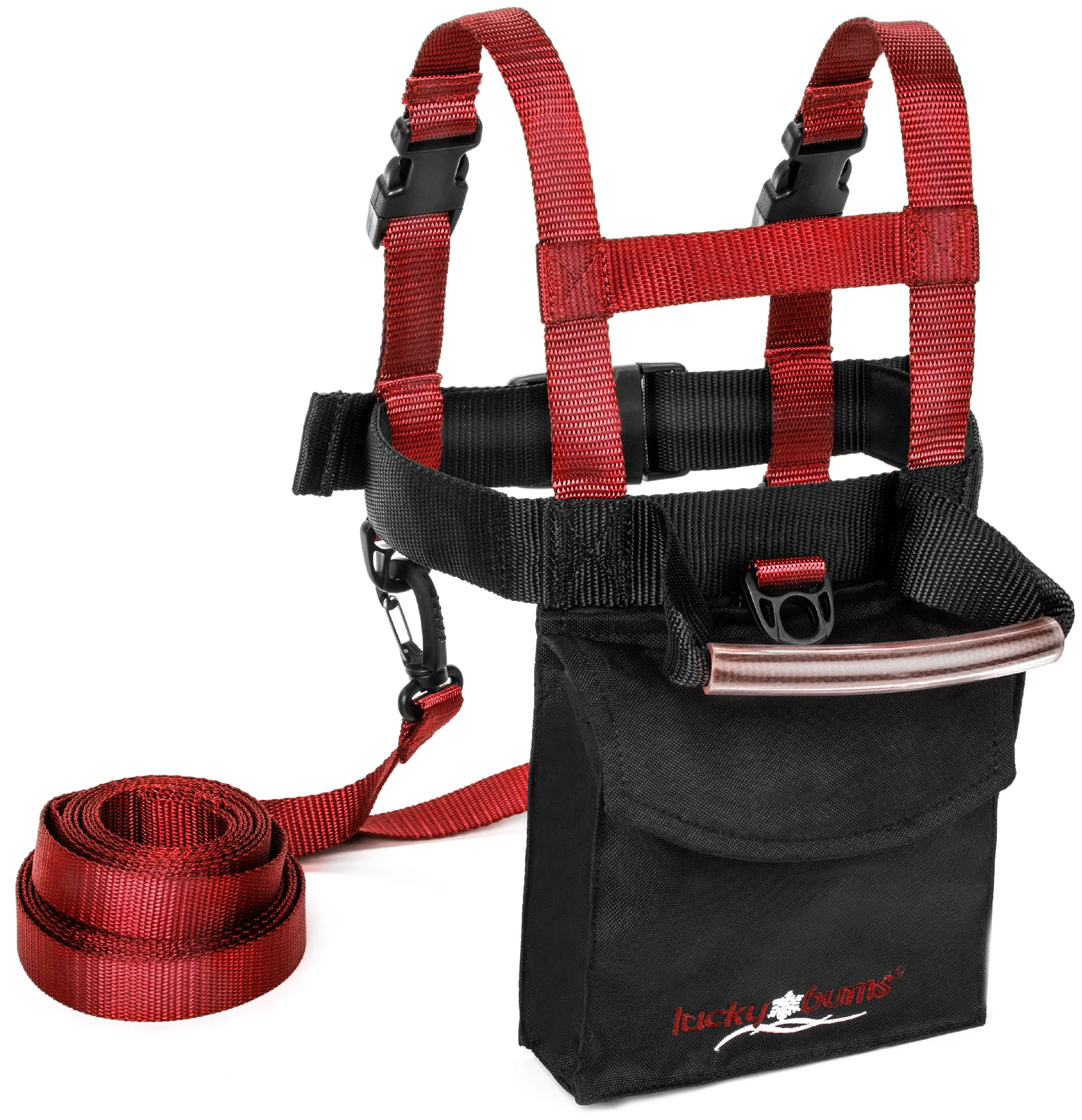 Lucky Bums Ski Trainer Harness - Red