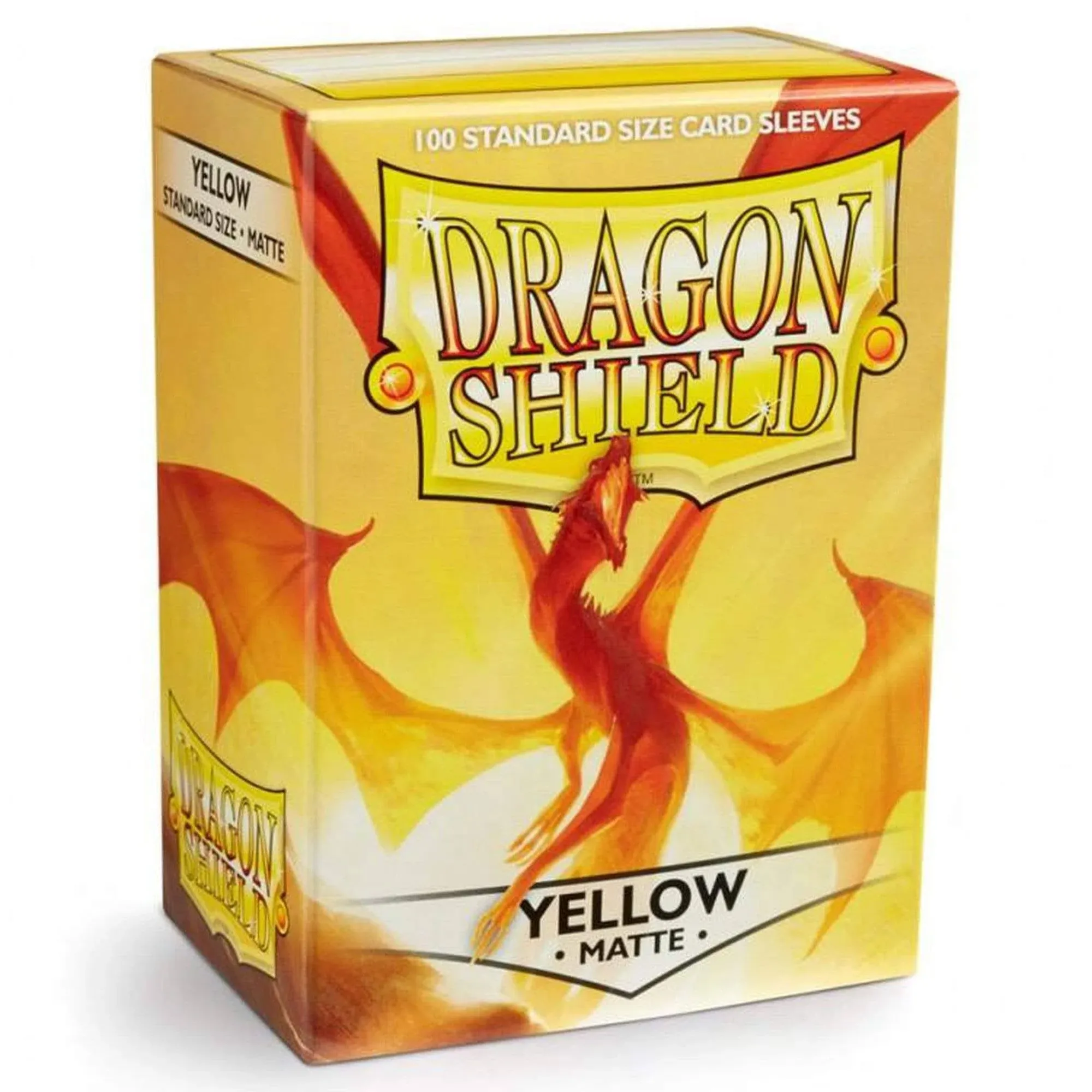 Dragon Shield Matte Yellow Card Sleeves