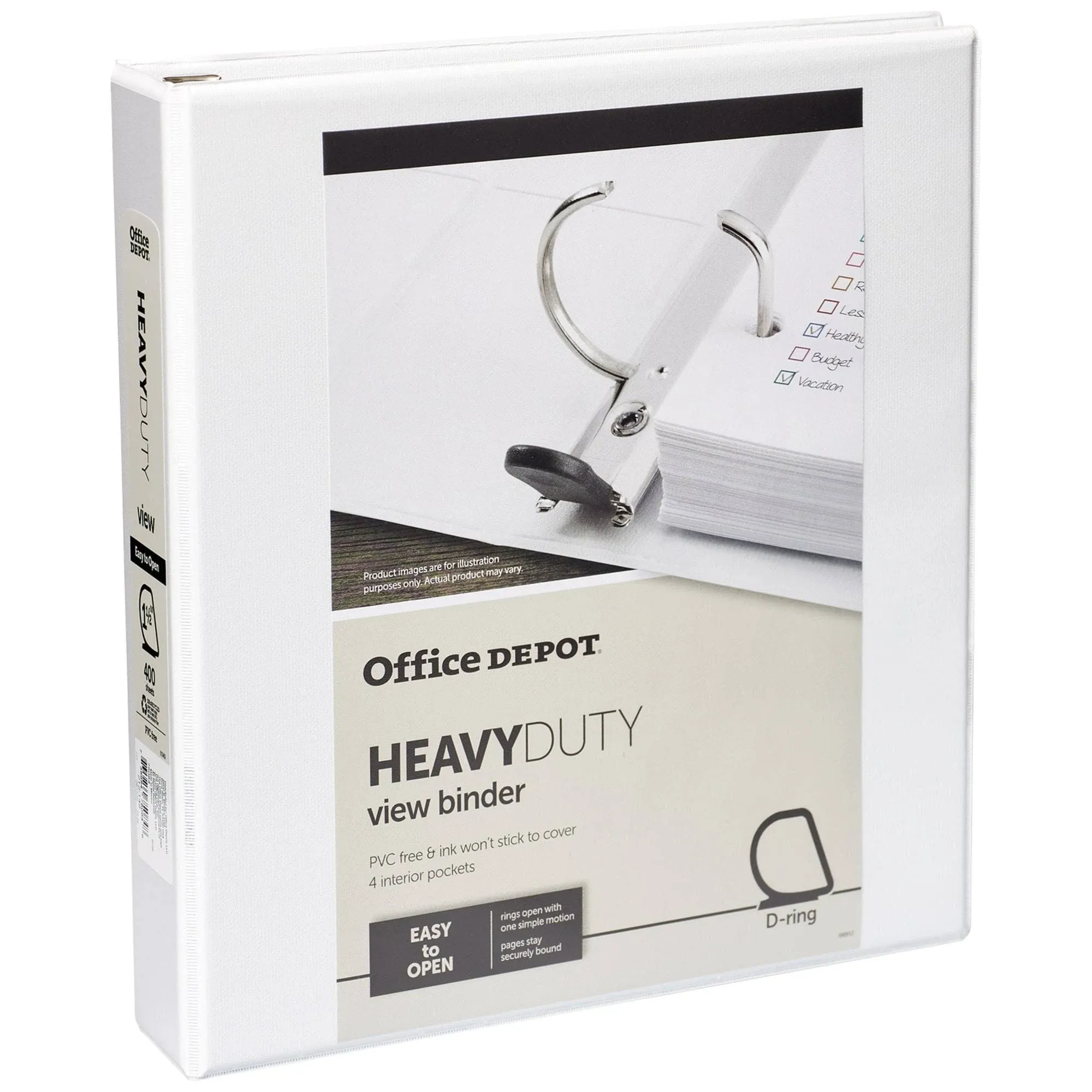 Office Depot Brand Heavy-Duty View 3-Ring Binder OD03103