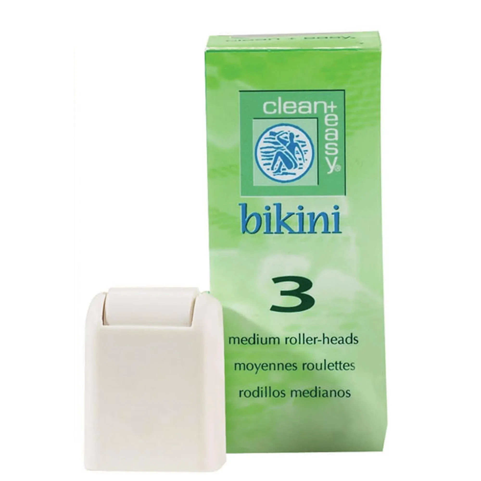 Clean + Easy Roller Heads Medium(Bikini) 3pk