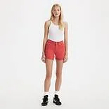 NWT LEVI&#x27;S MID LENGTH WOMEN&#x27;S SHORTS Color:  Burnt Sienna - Brown