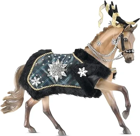 Breyer Horses 2023 Holiday Collection | Traditional Series Holiday Horse - Highlander | Model #700126