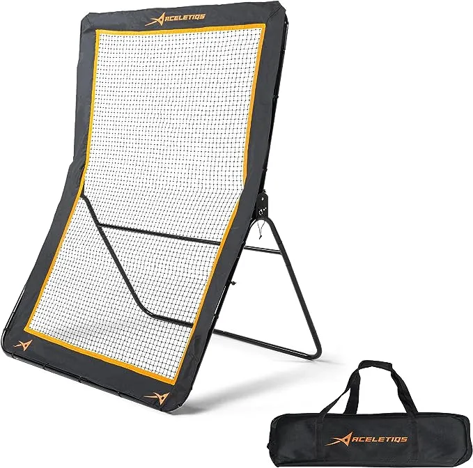 ACELETIQS Lacrosse Rebounder for Backyard 5x7 Feet Baseball Rebounder Volleyb...