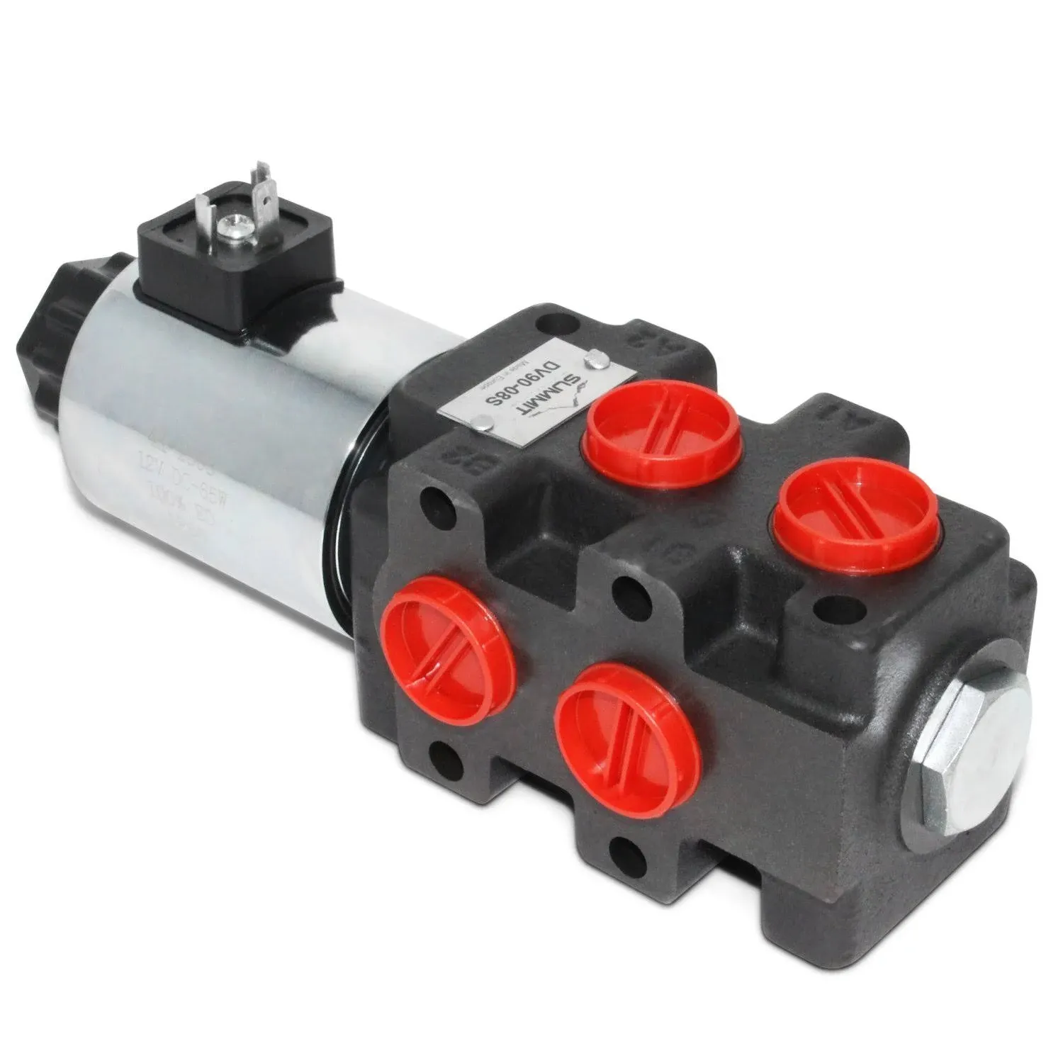 Hydraulic Solenoid Selector / Diverter Valve, 24 GPM, 12v DC