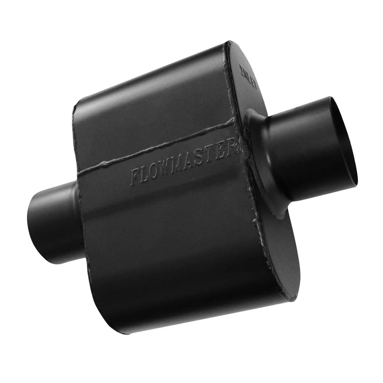 Flowmaster 842515 Super 10 Muffler 409S 2.5 Center In 2.5 Center Out Aggressive