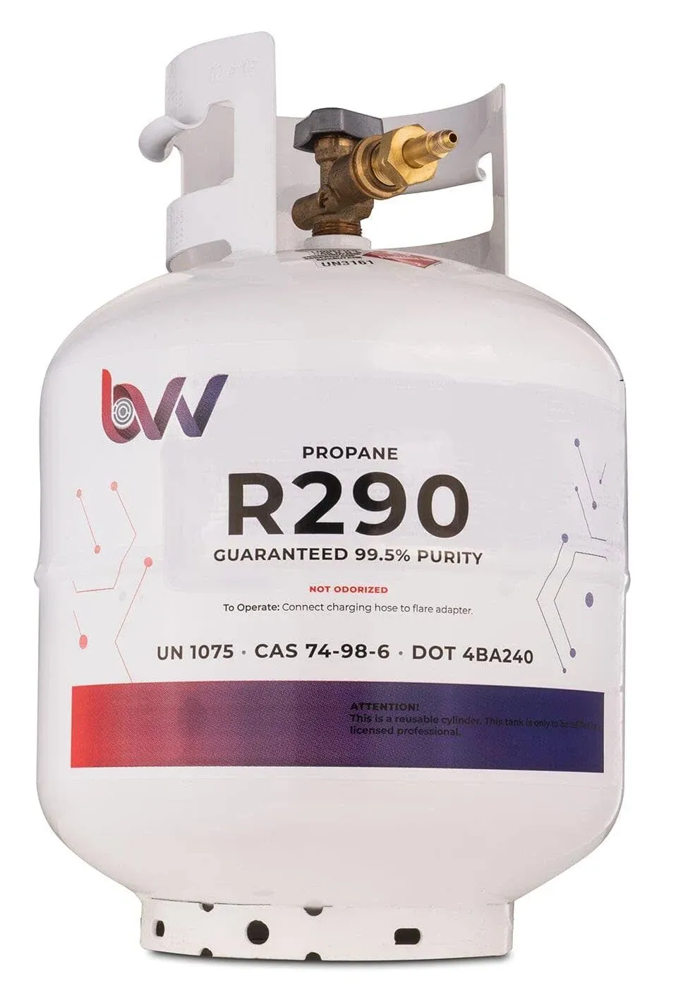 BVV 20LB High Purity USA PROPANE R290 - 99.5% Guaranteed