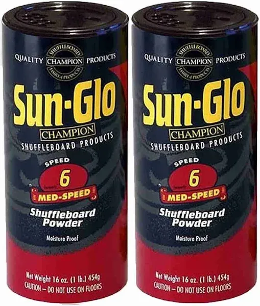 Sun-Glo Speed #6 Shuffleboard Wax - 2 Cans