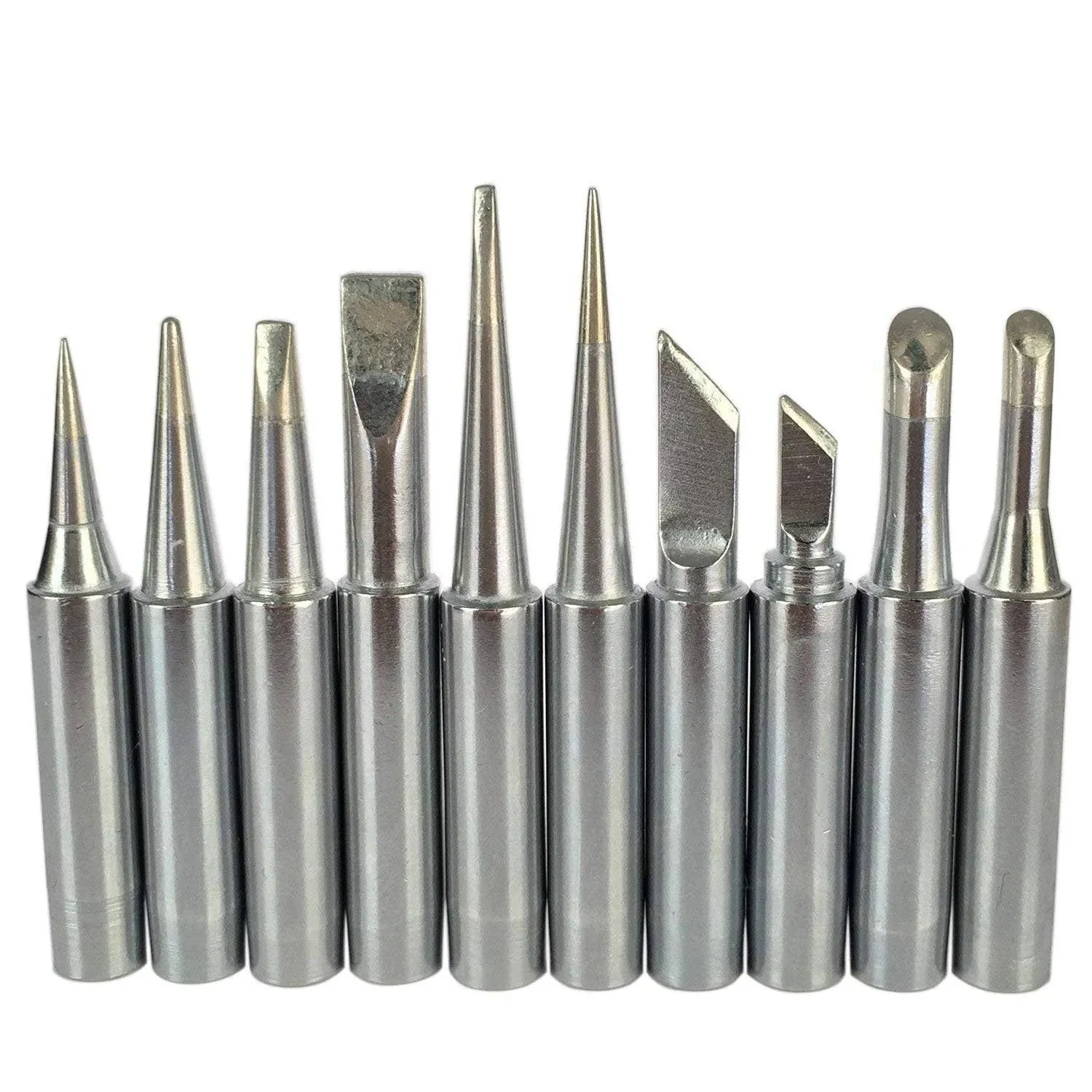 TECKE 10x 900M Soldering Iron Tips for Hakko 936,937,907 Soldering Station