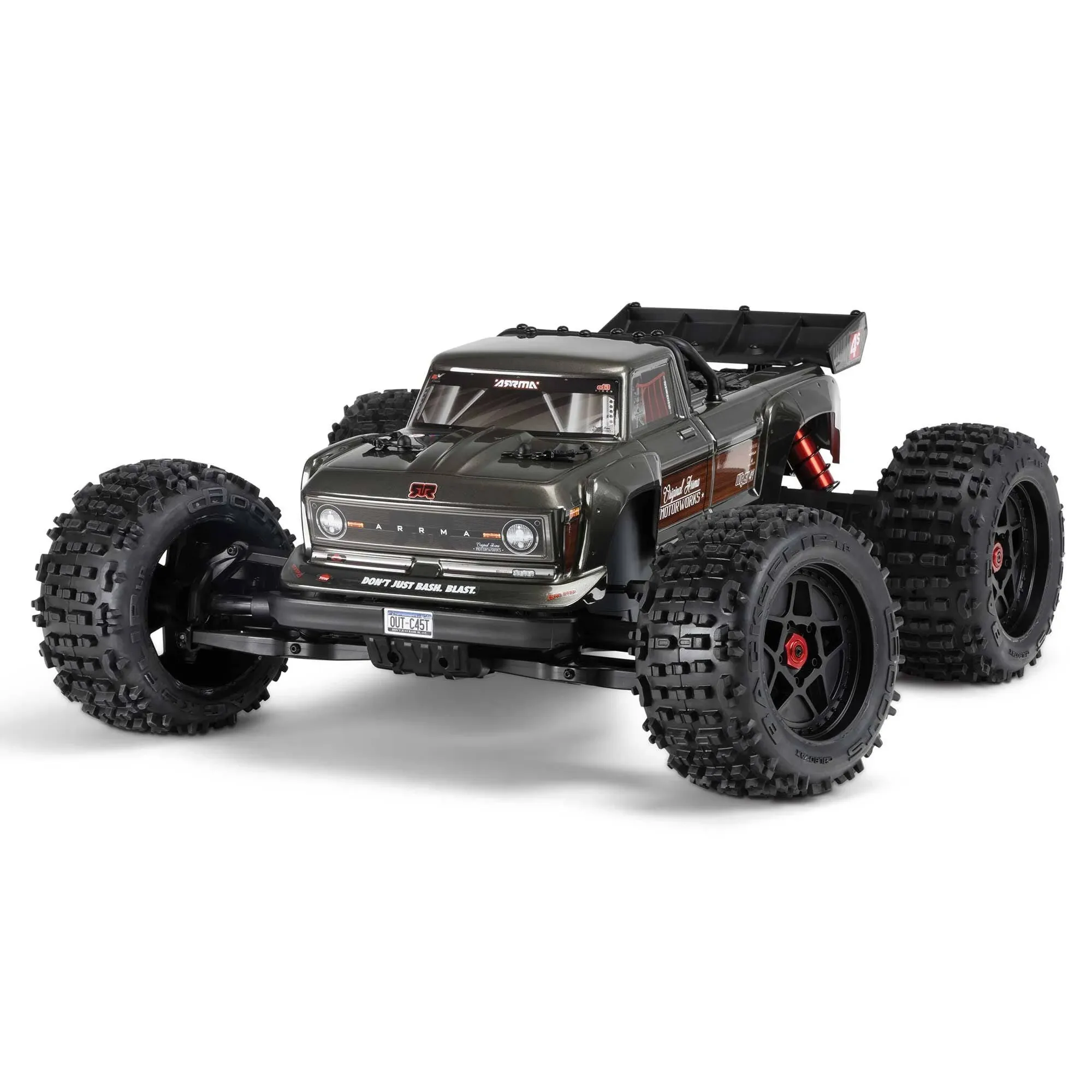 Arrma 1/10 Outcast 4x4 4s V2 BLX Stunt Truck RTR (Gunmetal)