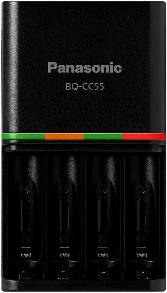 Panasonic BQ-CC55KSBHA Advanced eneloop pro Rechargeable Battery 4 Hour Quick Ch