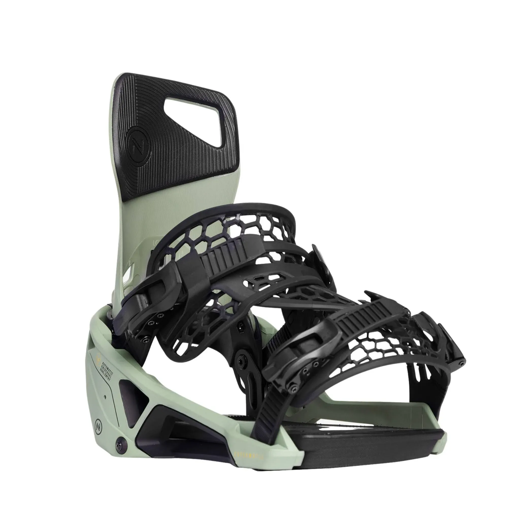 Universal Automatic Snowboard Bindings Nidecker Supermatic Olive