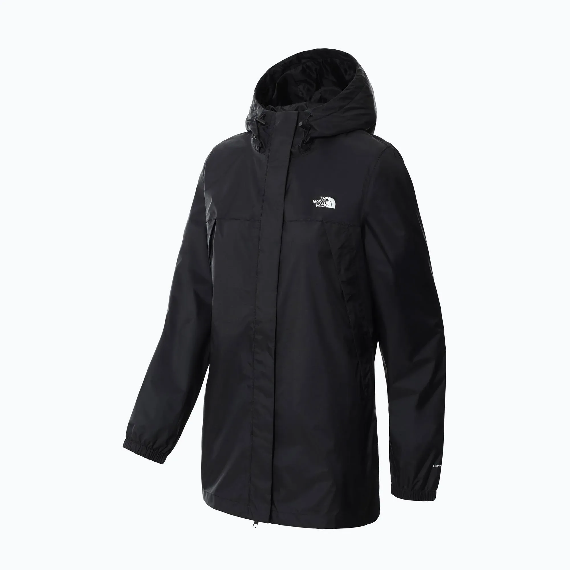 Antora long hooded raincoat