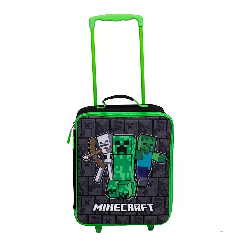 Bioworld Minecraft Rollgepäck, 35,6 cm (14 Zoll) Pilotenkoffer, Minecraft, Reisen