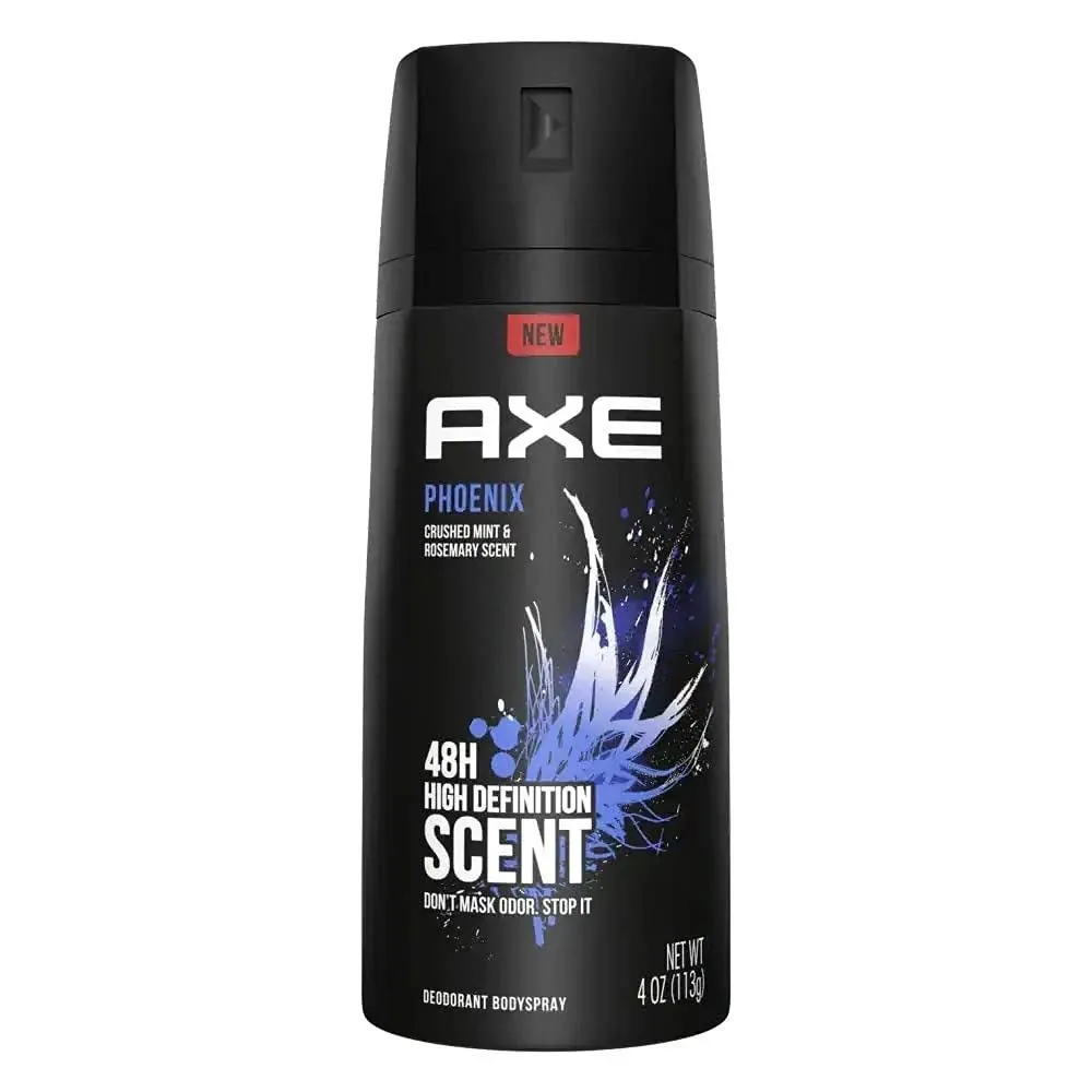 Axe Deodorant Body Spray, 4 oz (4 Pack)