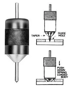 Flexbar Econo-Pic Hole Transfer Center Punch