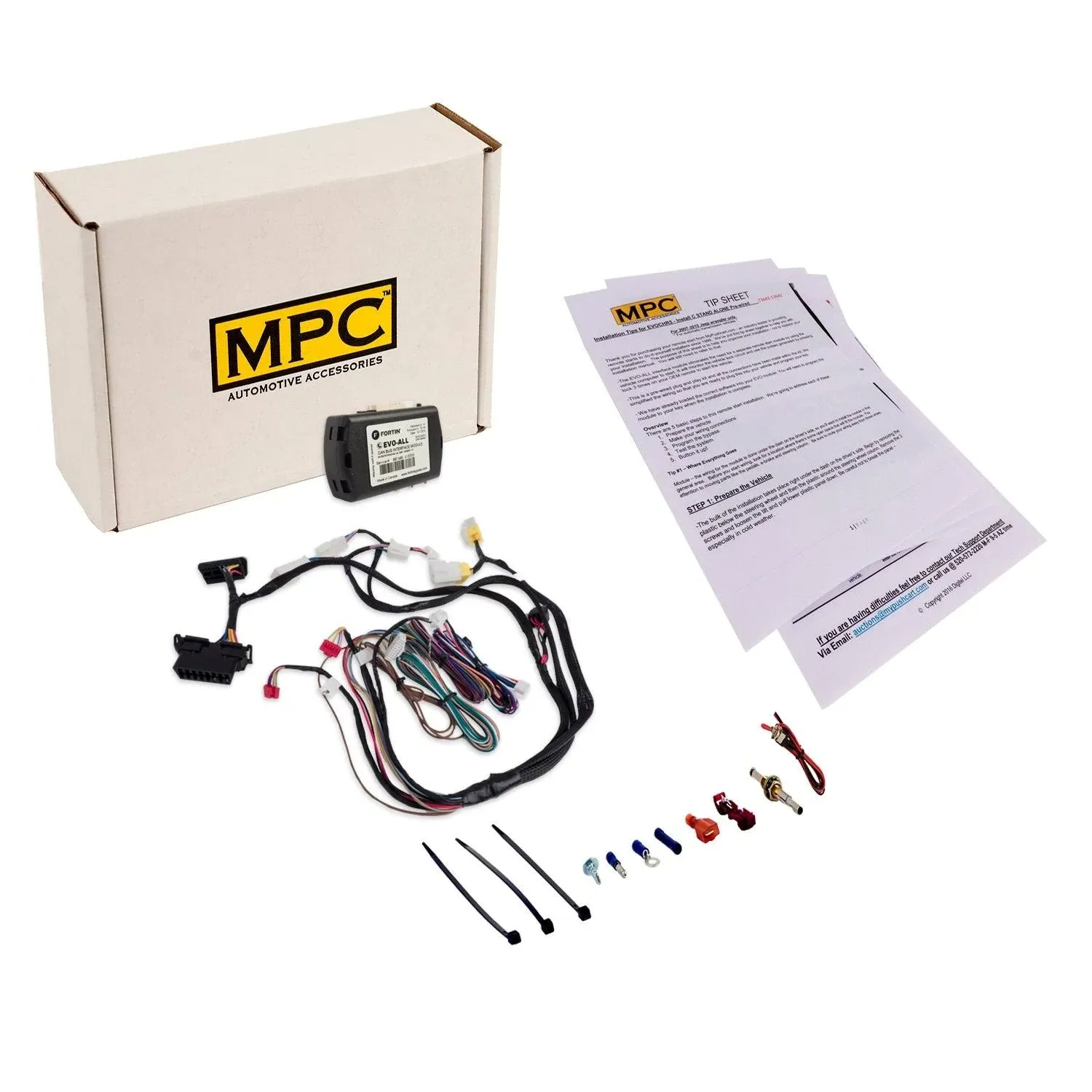 MPC Complete Kit Remote Start Compatible with Nissan Maxima 2009-2014