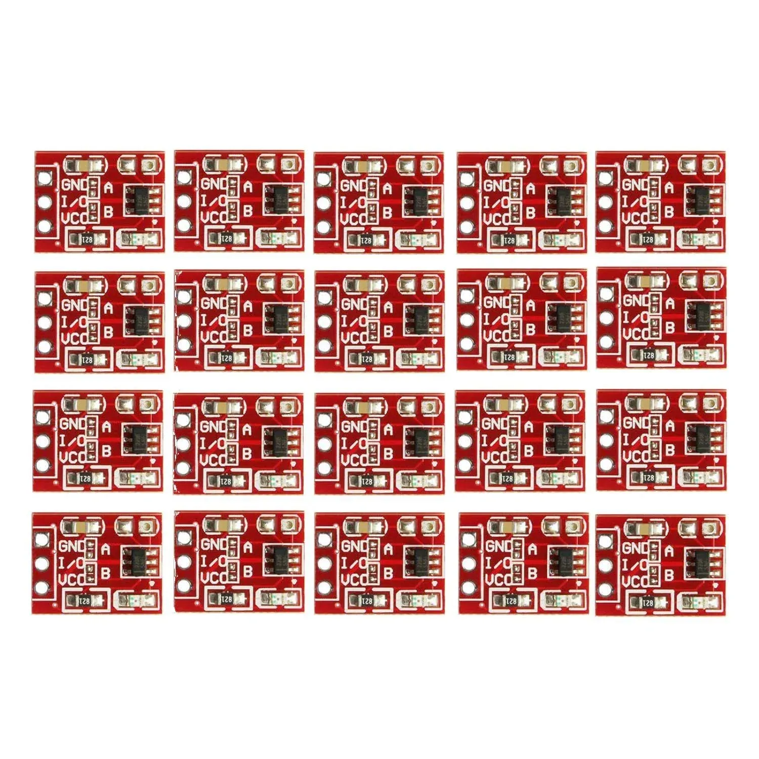 HiLetgo 20pcs Ttp223 Capacitive Switch Button Module Self-Lock Switch Button Mod