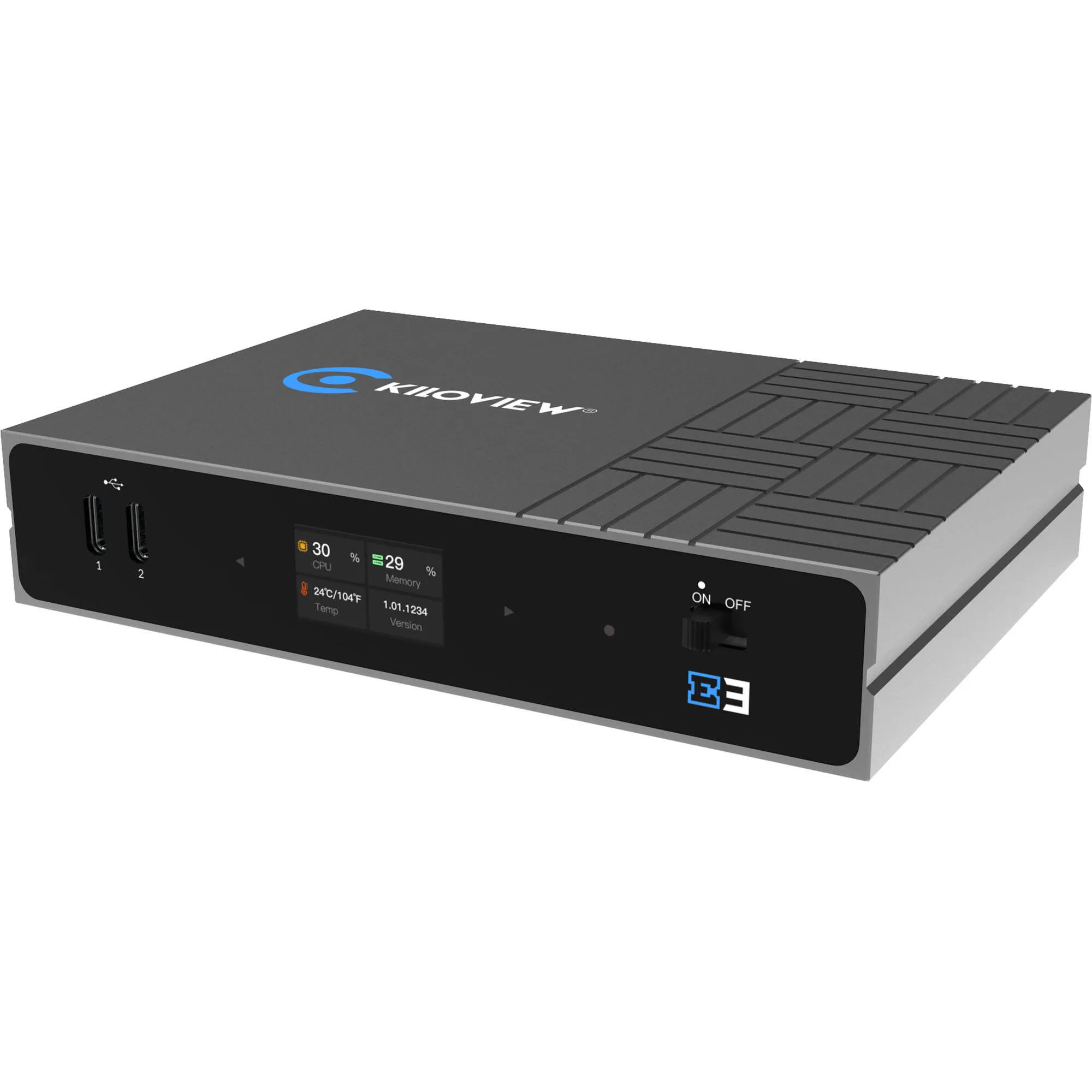 Kiloview E3 Dual-Channel 4K HDMI & 3G-SDI HEVC Video Encoder