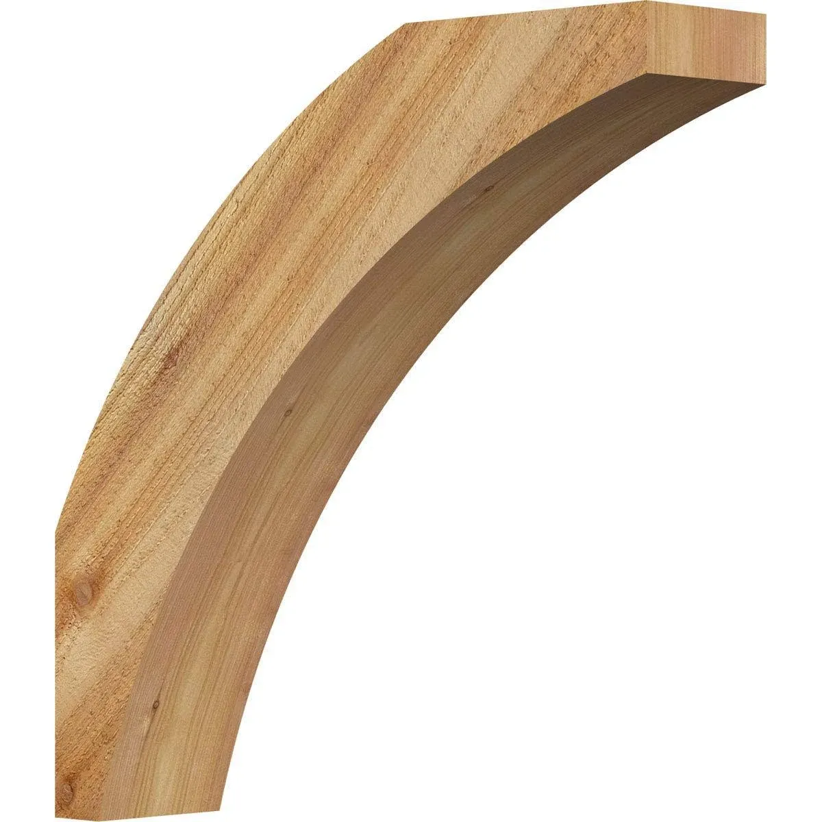 4 in. x 18 in. x 18 in. Western Red Cedar Thorton Rough Sawn Brace