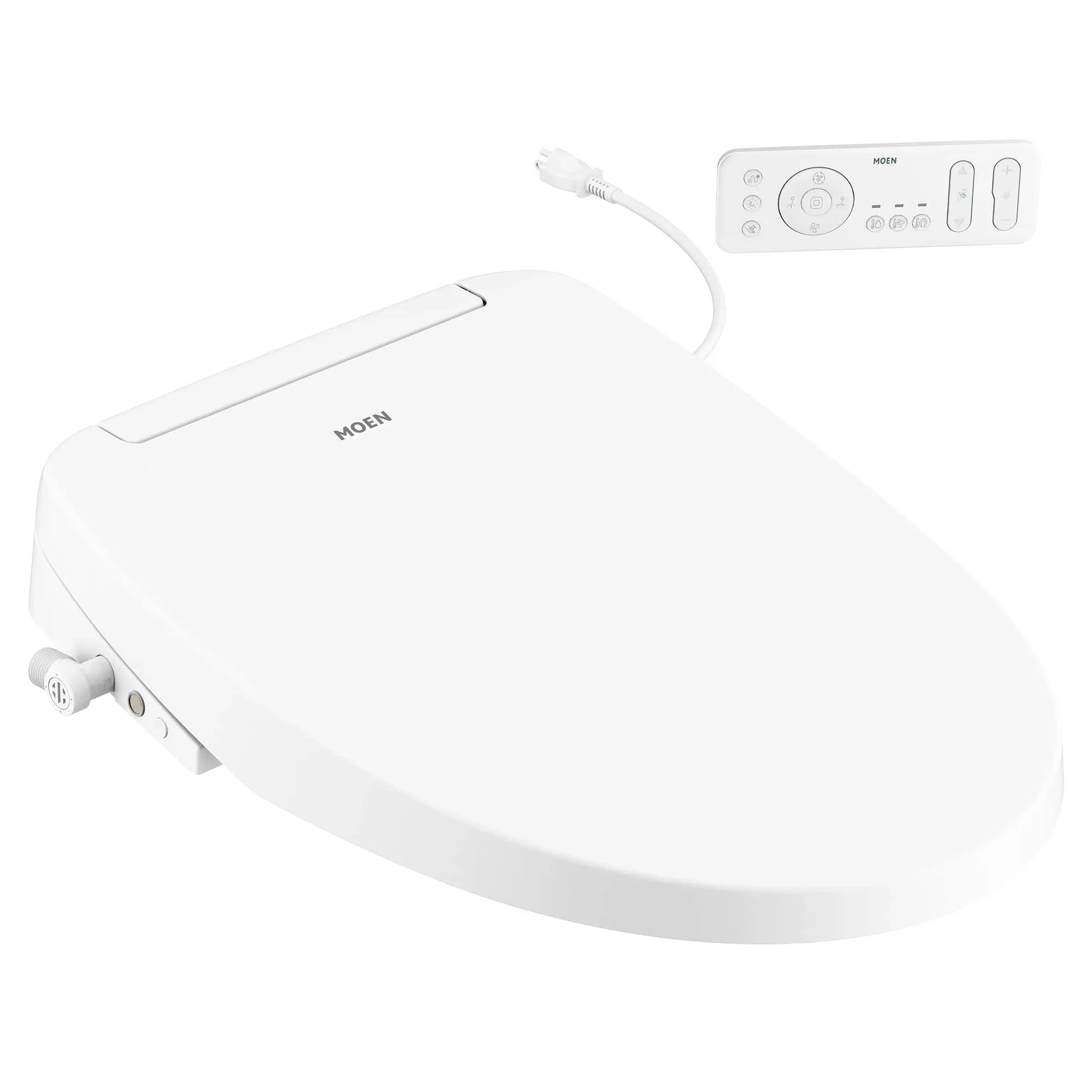 Moen 3 Series Electronic White Bidet Seat with Remote | EB1500-E