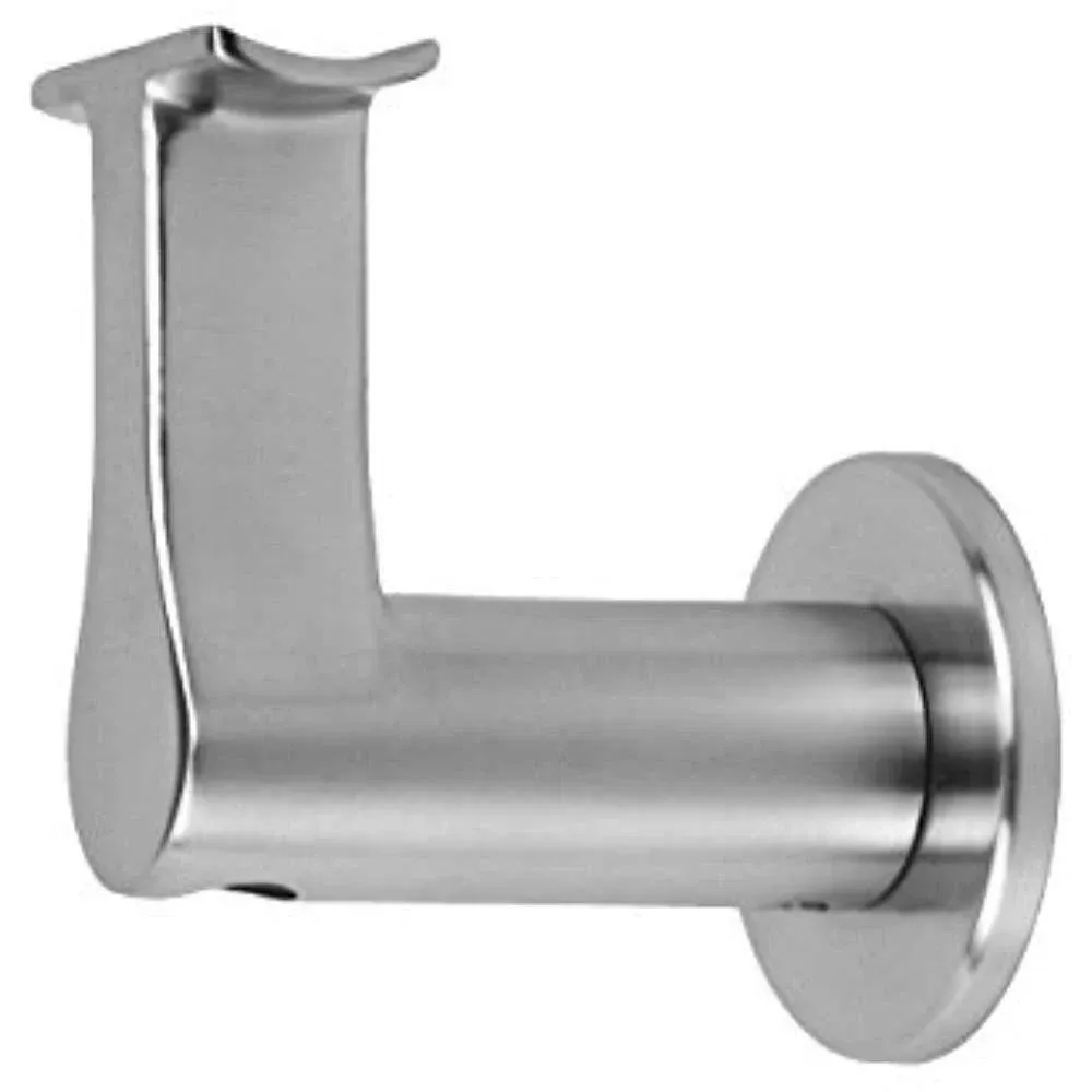 Inline Design Stainless Steel Handrail Wall Bracket Round Slim (Mounting Surface ...