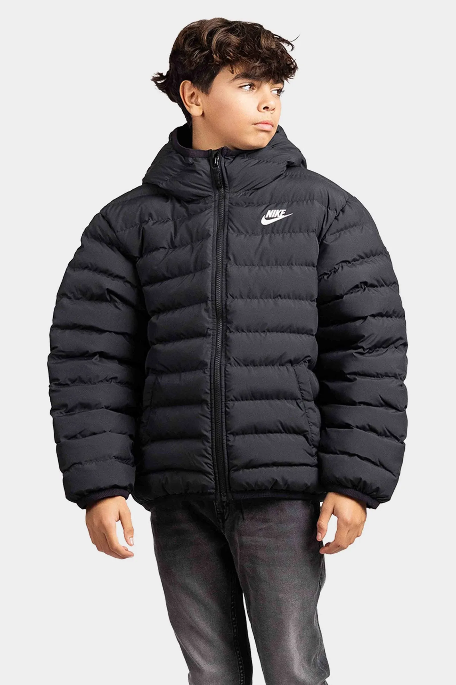 Nike Kids' Sportswear Lightweight Synthetic Fill Hooded Jacket