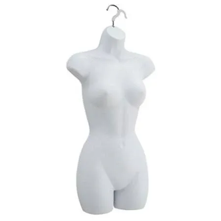 SSWBasics Female Molded Frosted Shapely Form with Hook