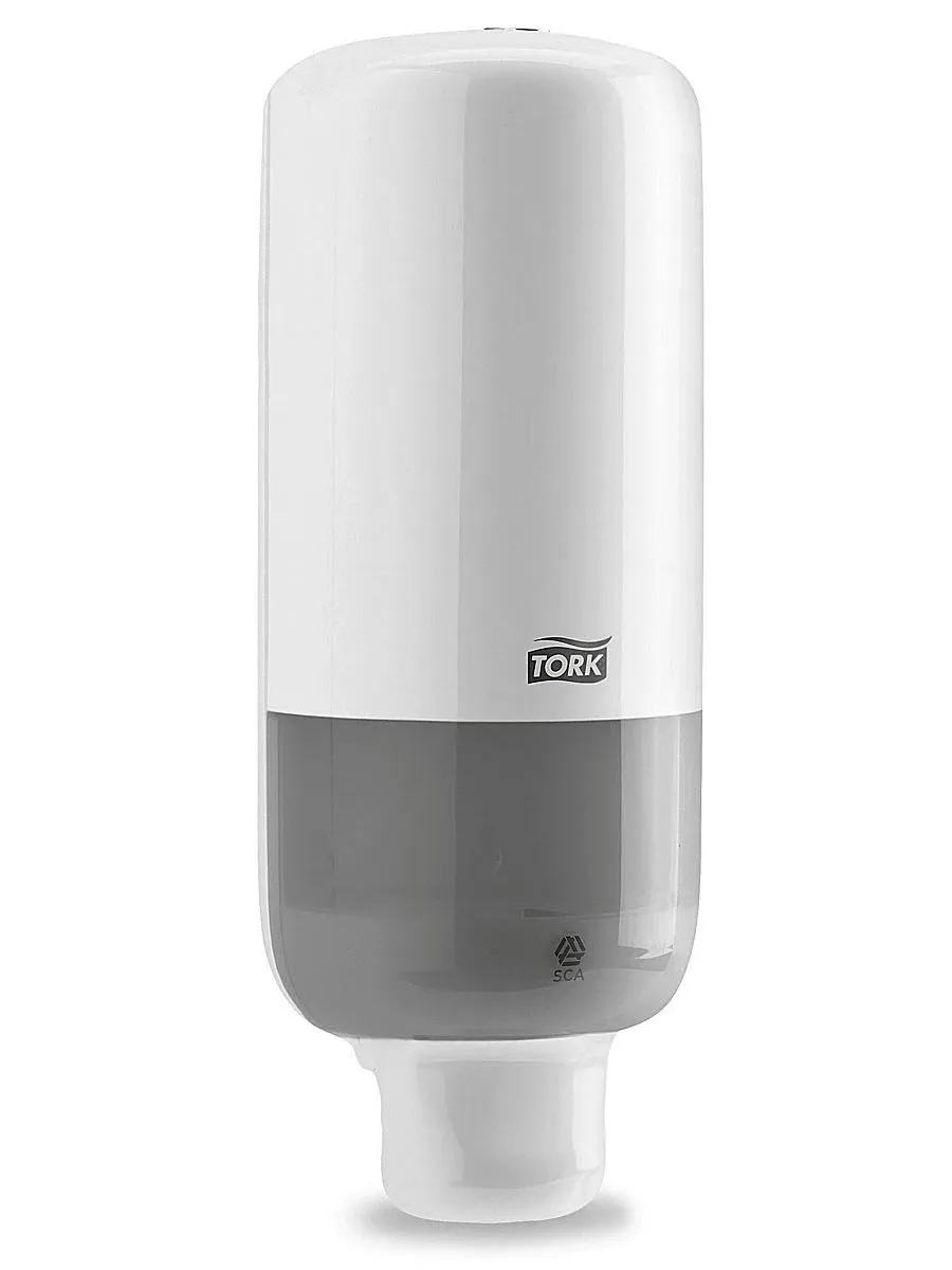 Tork Skincare Dispensers White S4, for Hand Soap and Hand Sanitizer, Elevation Range, 571501 (Pack of 4)