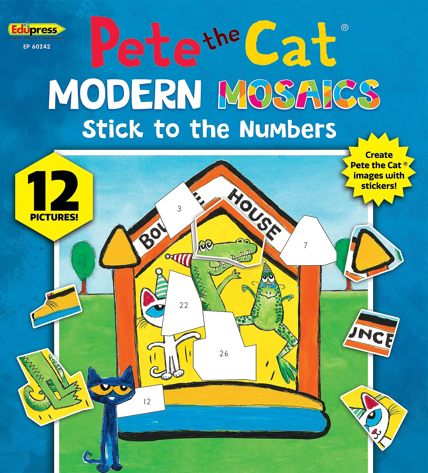 Pete The Cat Modern Mosaics Stick to The Numbers