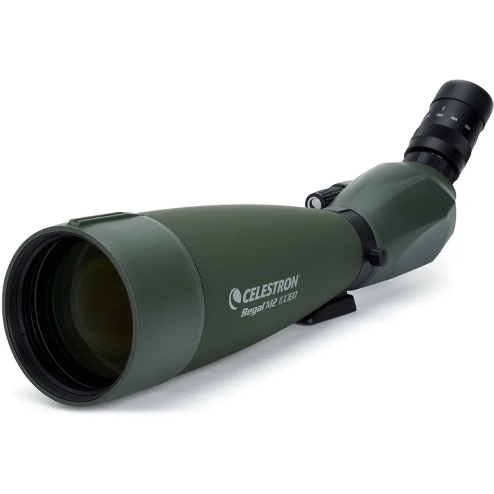 Celestron Regal M2 52306 - Spotting scope 22-67 x 100 - fogproof, waterproof, zoom - green