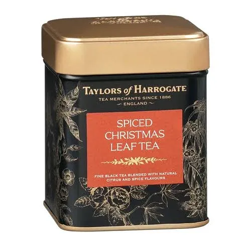 Taylors of Harrogate Spiced Christmas Leaf Tea - 4.4 oz tin