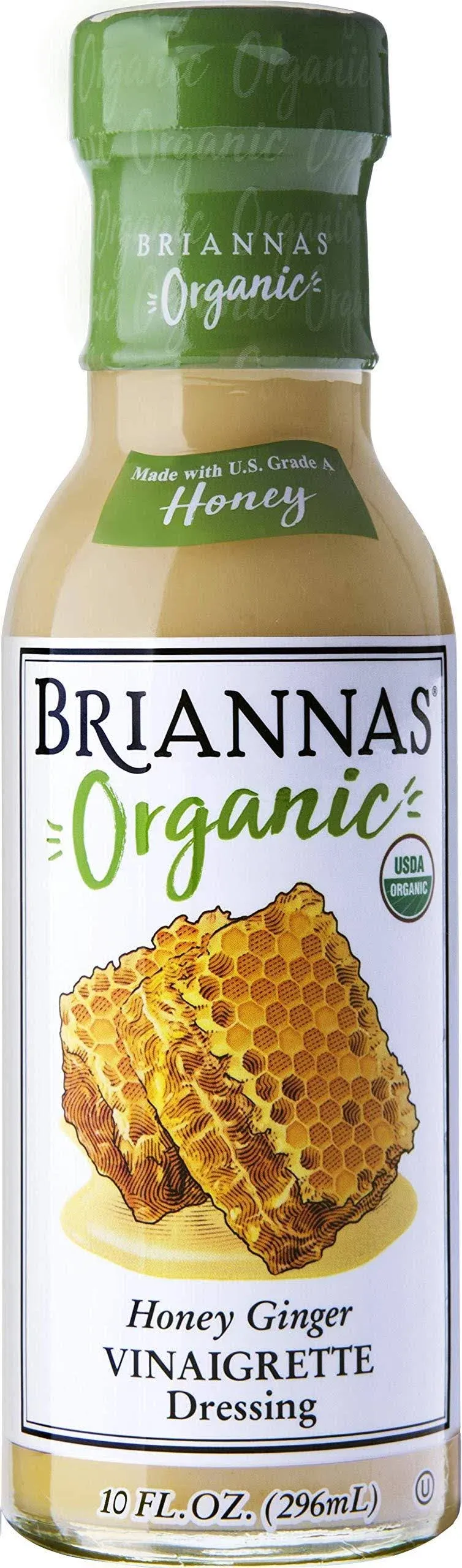 Briannas: Dressing Honey Ginger Vinaigrette, 10 Oz