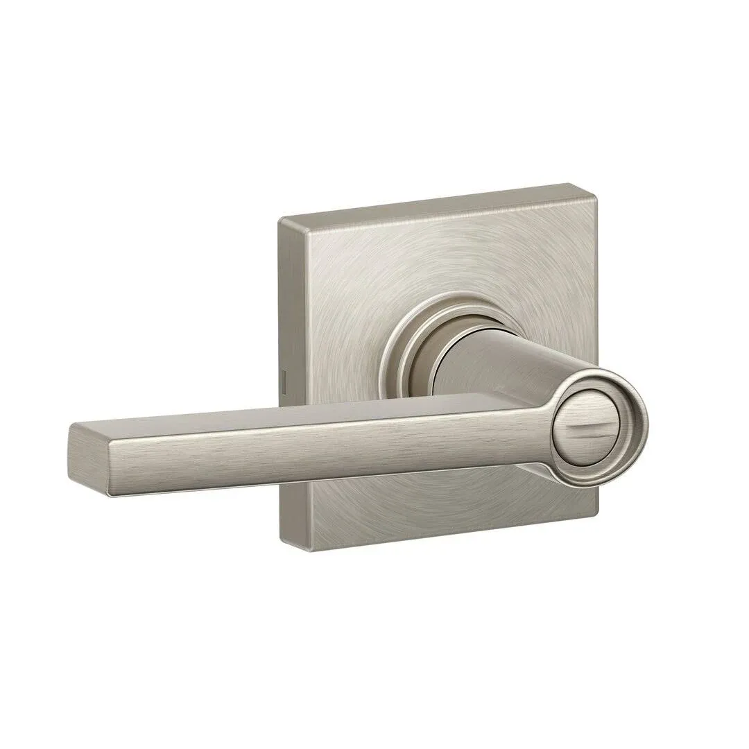 Privacy Lock Solstice Lever with Collins Rose with 16254 Latch