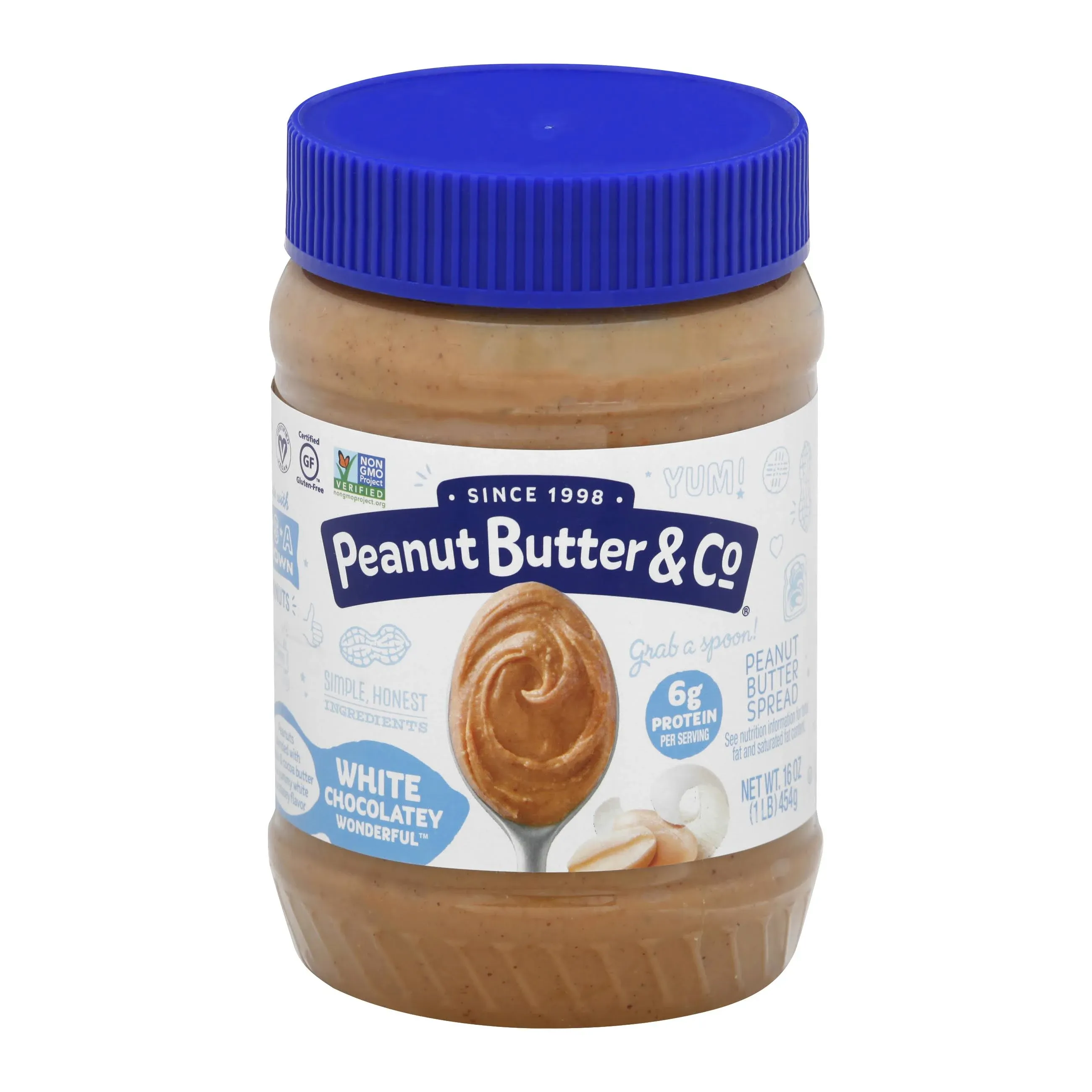 Peanut Butter & Co Peanut Butter Spread, White Chocolatey Wonderful - 16 oz