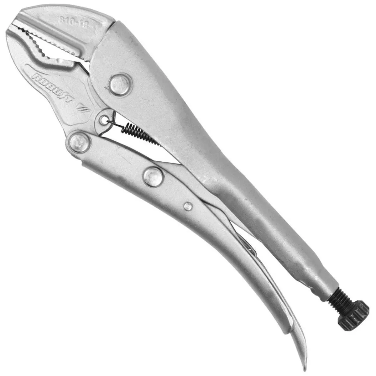 SATA 10-in Curved Jaw Locking Pliers in Chrome | ST71103ST