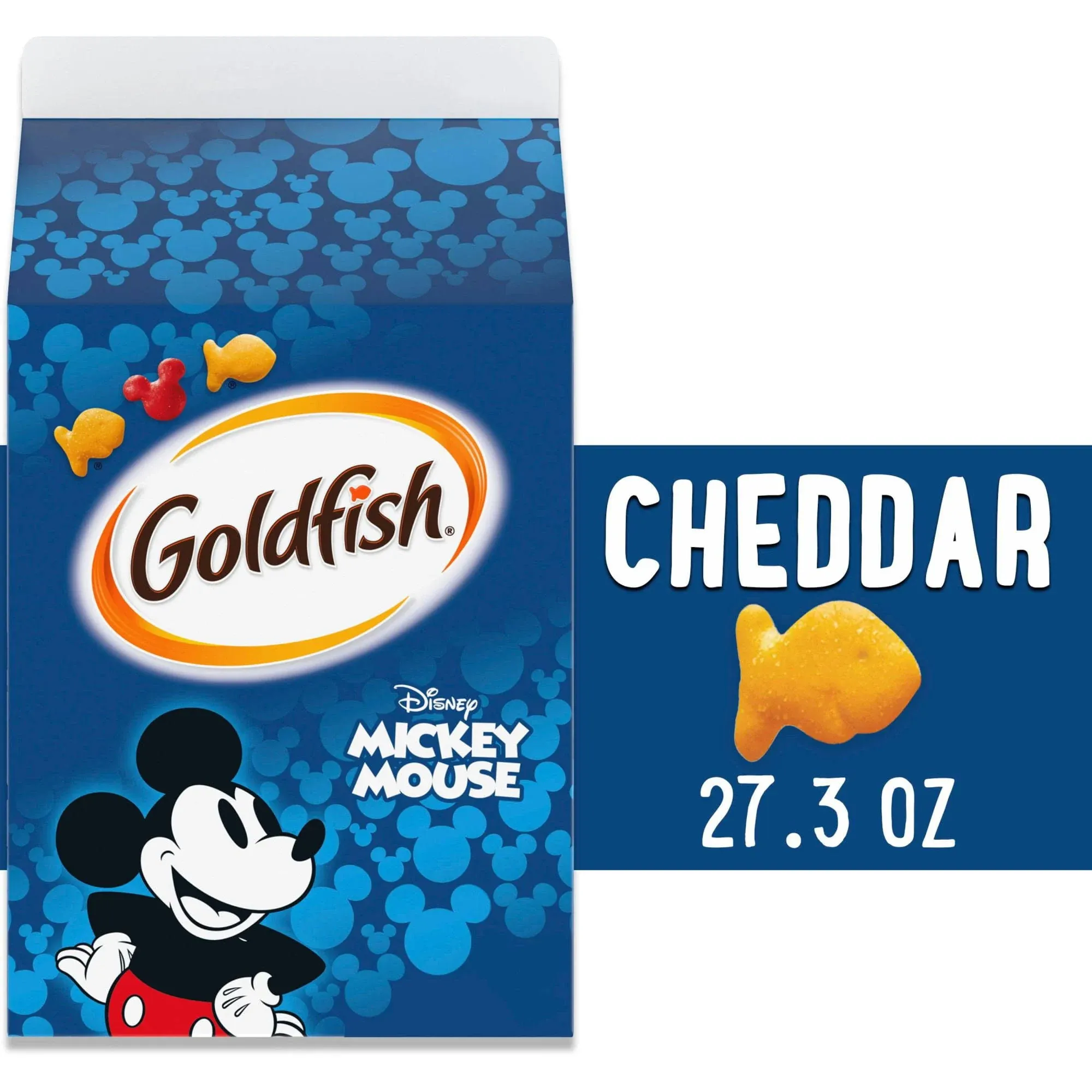 PEPPERIDGE FARM Disney Mickey Mouse Cheddar Crackers, Snack Crackers, 6.6 oz bag