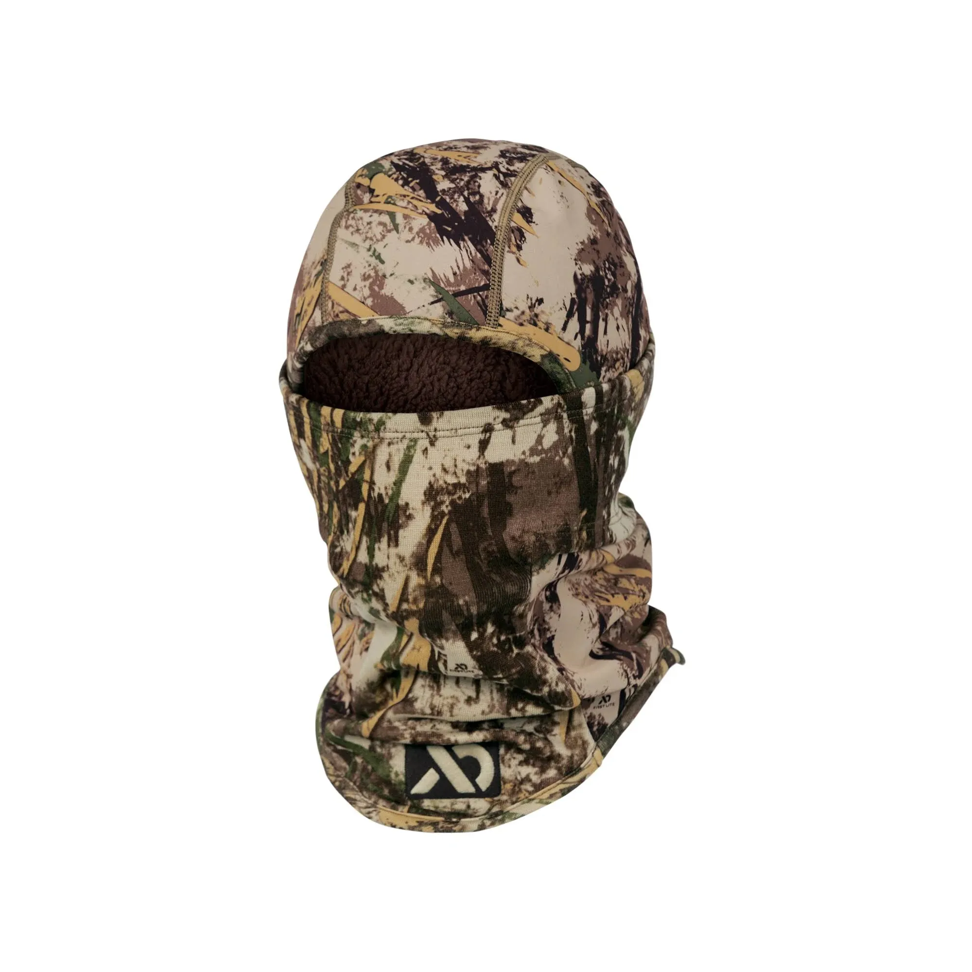 First Lite Tundra Cold Weather Balaclava - Warm Merino Wool Camo Hunting Face Mask