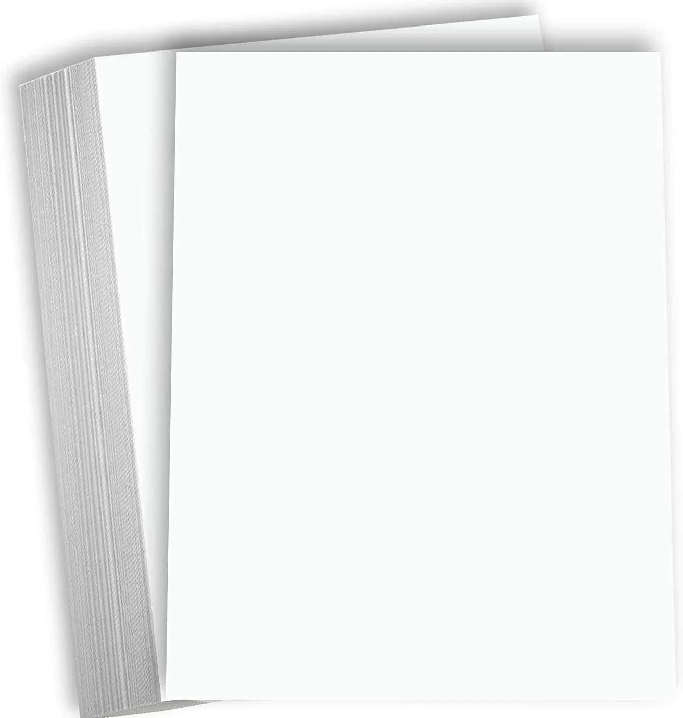 Hamilco White Cardstock Thick Paper 8 1/2 x 11" Heavy Weight 120 lb Cover Card S